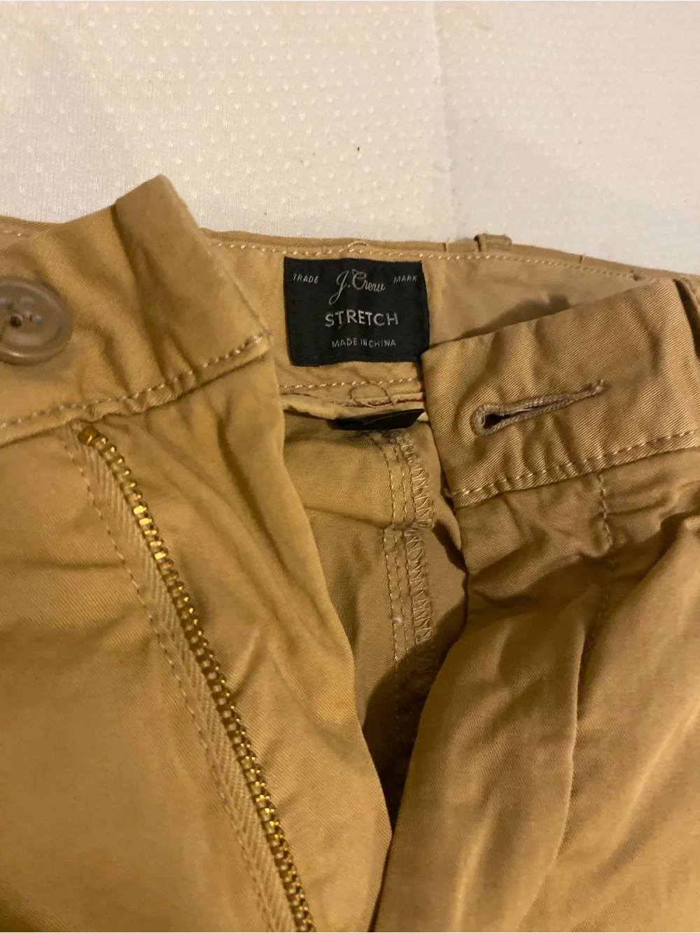 J. Crew Men’s Stretch Chinos in Tan